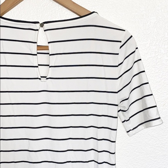 WHBM Striped Colorblock T Shirt XXS Mini Dress - Picture 9 of 11
